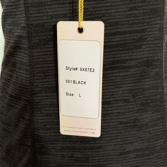 Tracy Reese Black Poly Viscose Camisole large NWT - Picture 14 of 16